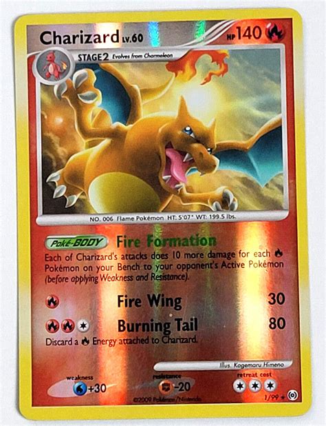 charizard lv 60|reverse holographic charizard.